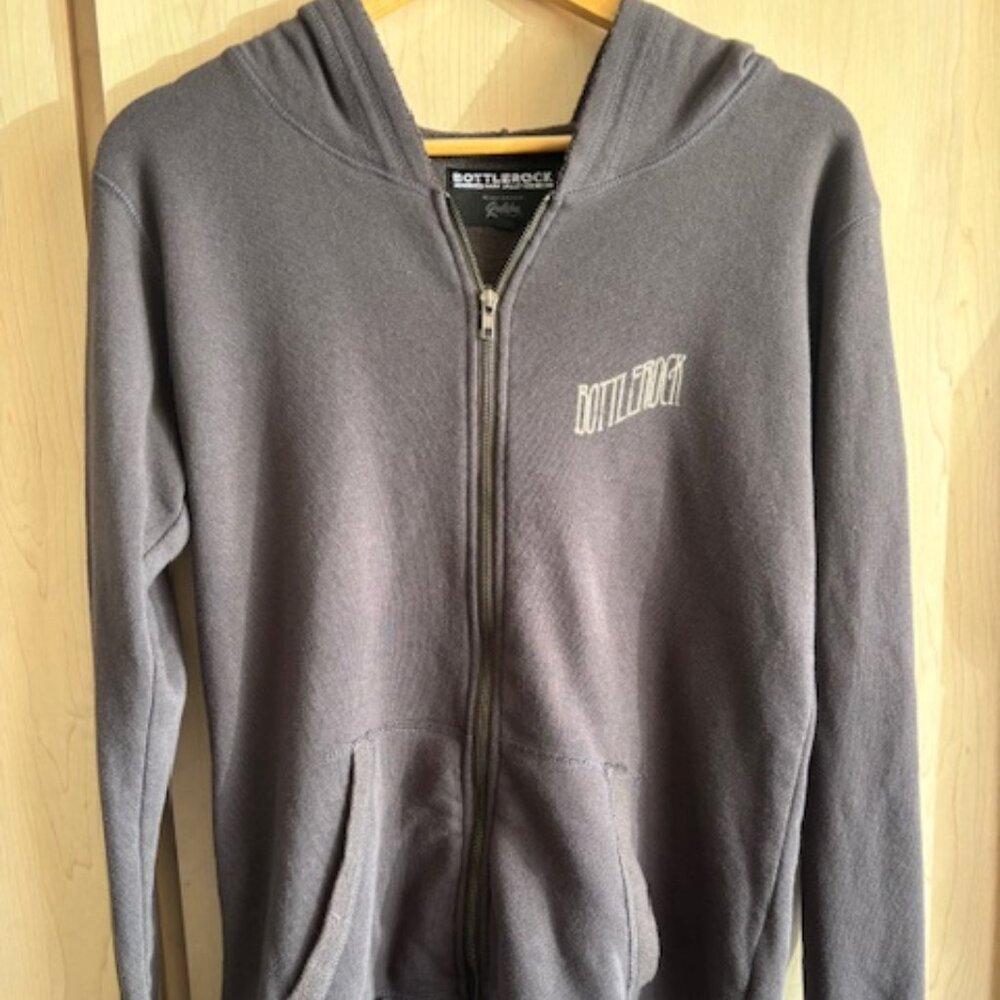 BottleRock‎ Napa Valley Hoodie Womens XXL Full Zip Wine Food 2024 Music Festival